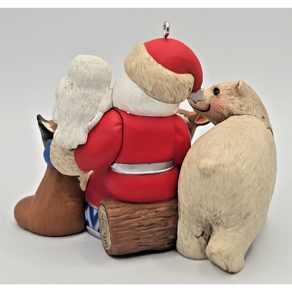 Hallmark Keepsake A Visit From Santa 5th Anniversary 2013 Lmtd Ed Ornament U328 - Picture 3 of 5